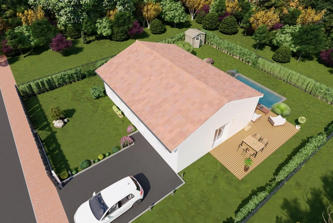 Maison neuve 3 chambres avec jardin à Saint Julien en Born 