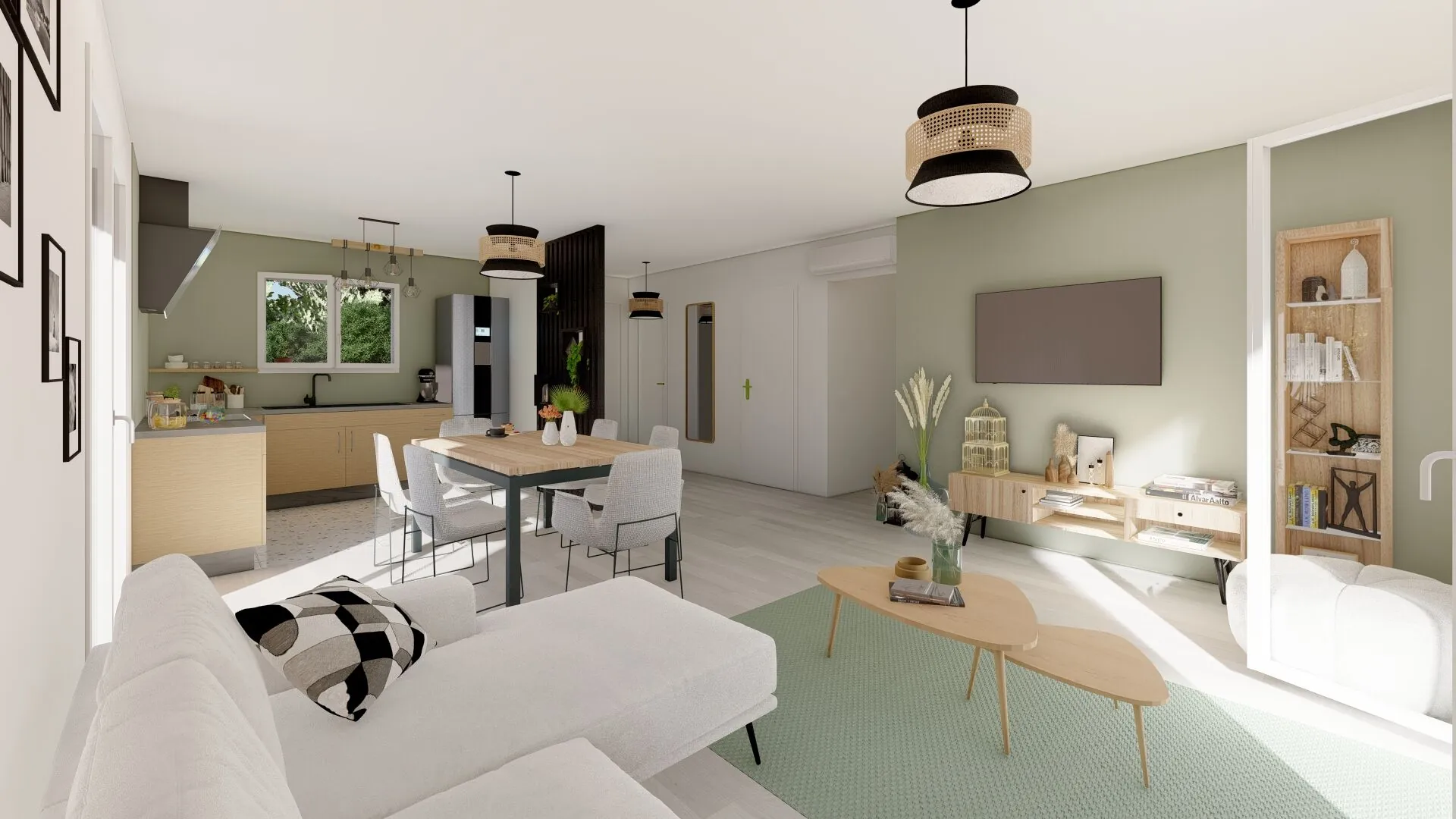 Maison neuve 3 chambres avec jardin à Saint Julien en Born 