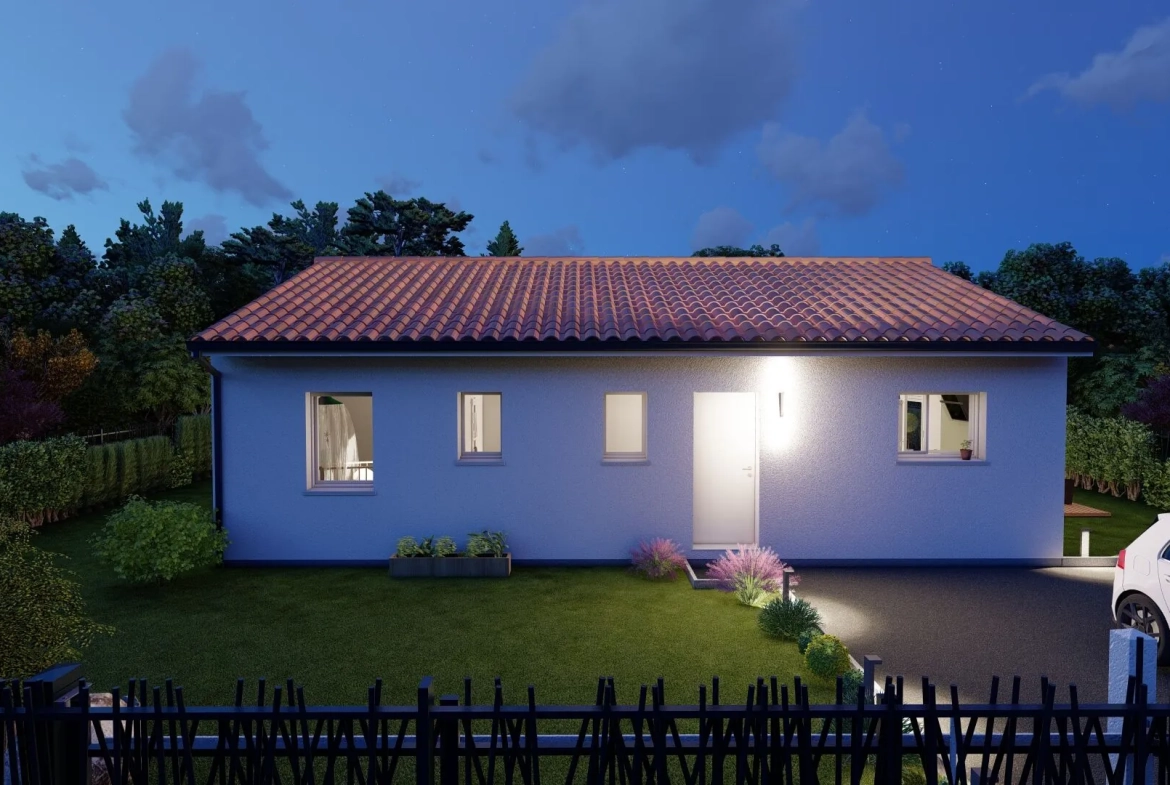 Maison neuve 3 chambres avec jardin à Saint Julien en Born 