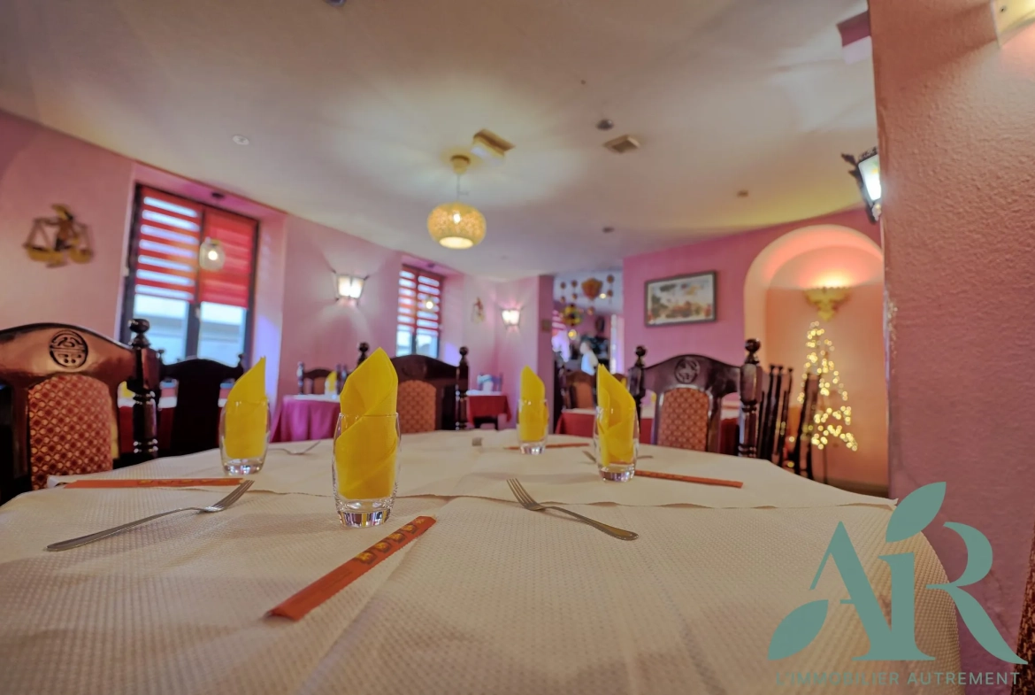 Fonds de commerce et murs d’un restaurant reconnu à Wasselonne - Opportunité à saisir 