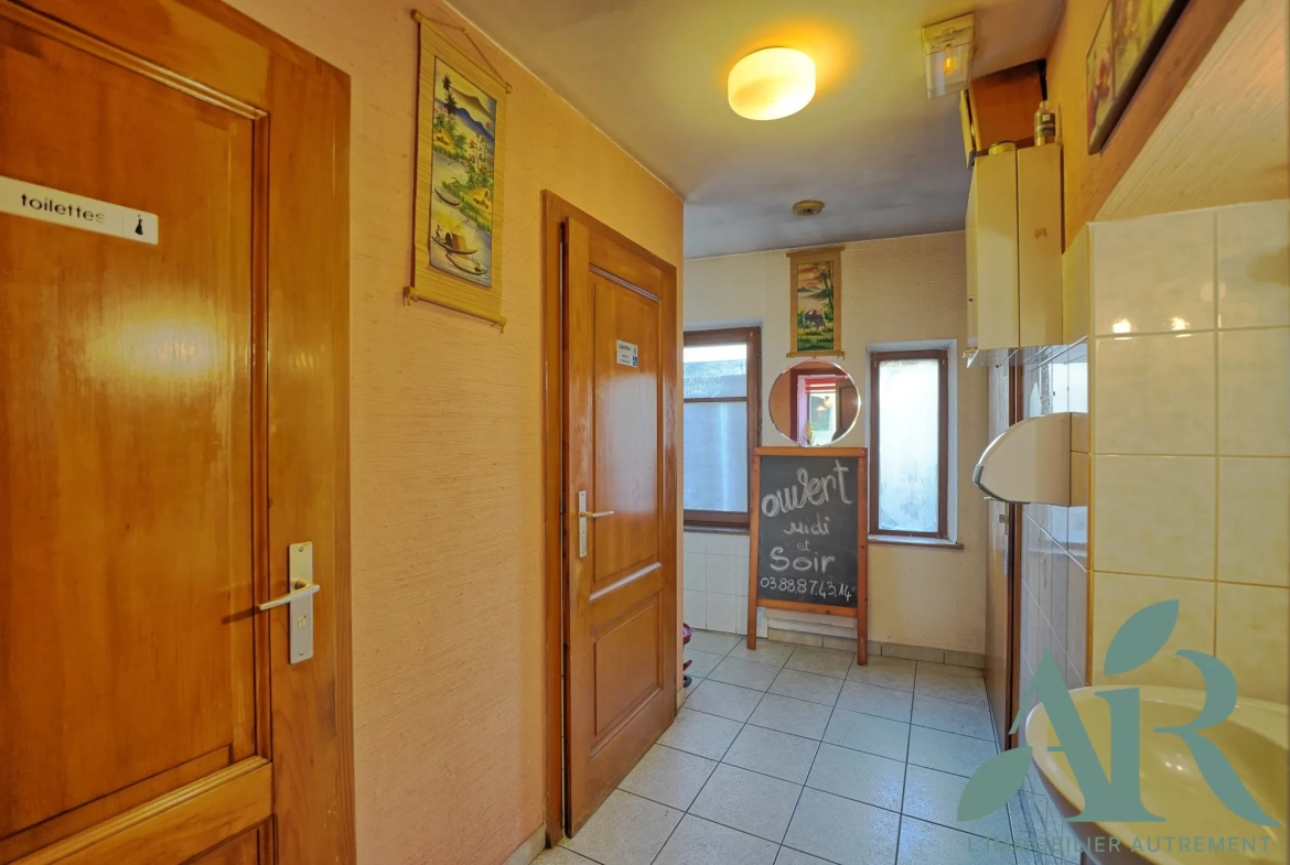 Fonds de commerce et murs d’un restaurant reconnu à Wasselonne - Opportunité à saisir 