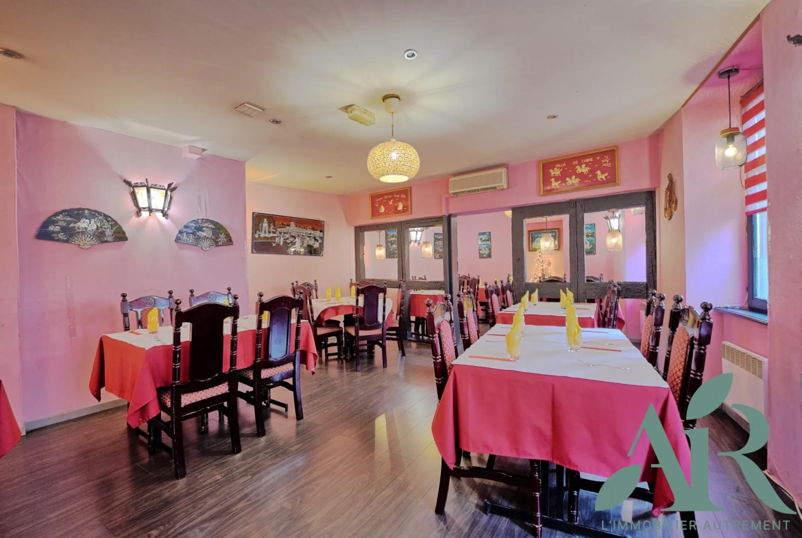 Fonds de commerce et murs d’un restaurant reconnu à Wasselonne - Opportunité à saisir 