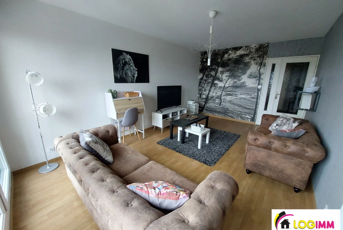 Appartement lumineux meublé à Marly avec cave et ascenseur 