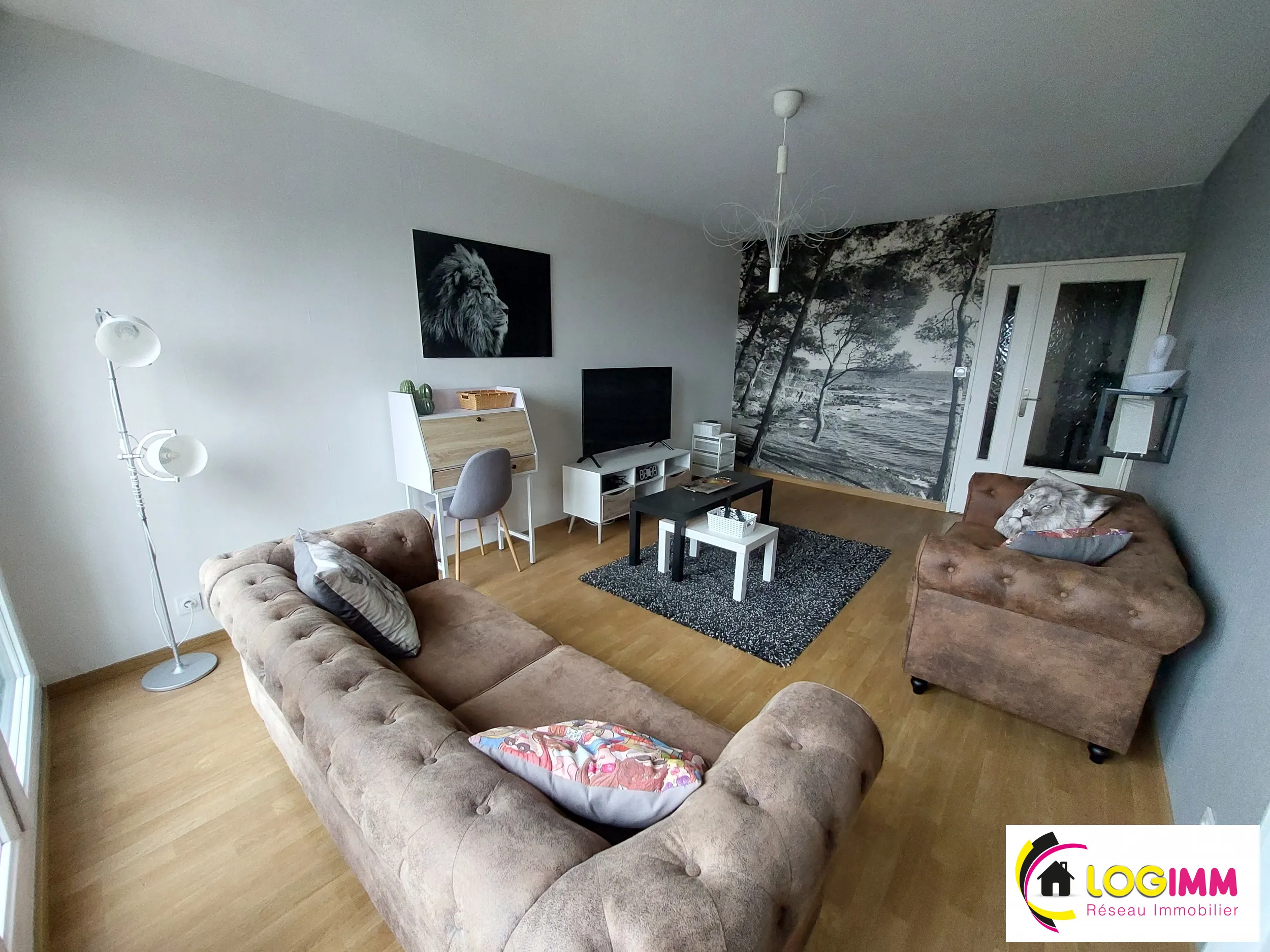 Appartement lumineux meublé à Marly avec cave et ascenseur 