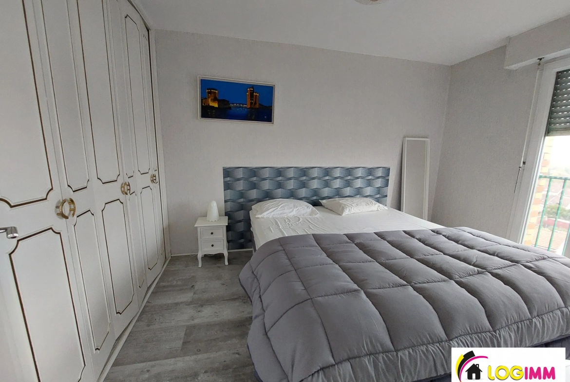 Appartement lumineux meublé à Marly avec cave et ascenseur 