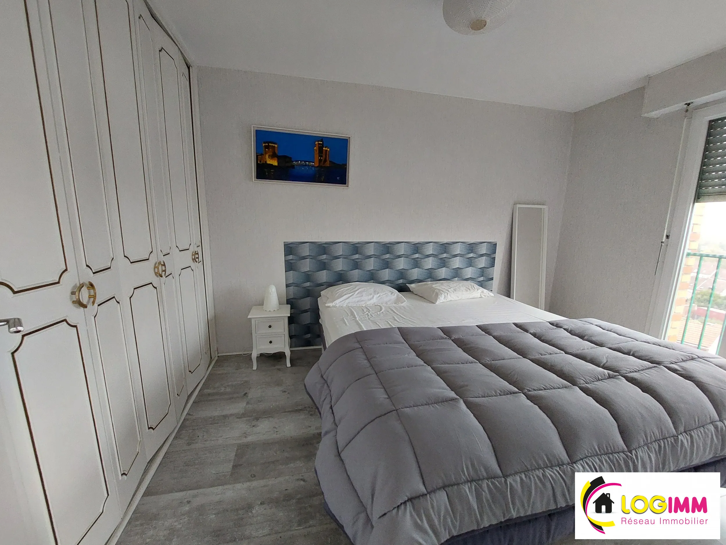 Appartement lumineux meublé à Marly avec cave et ascenseur 