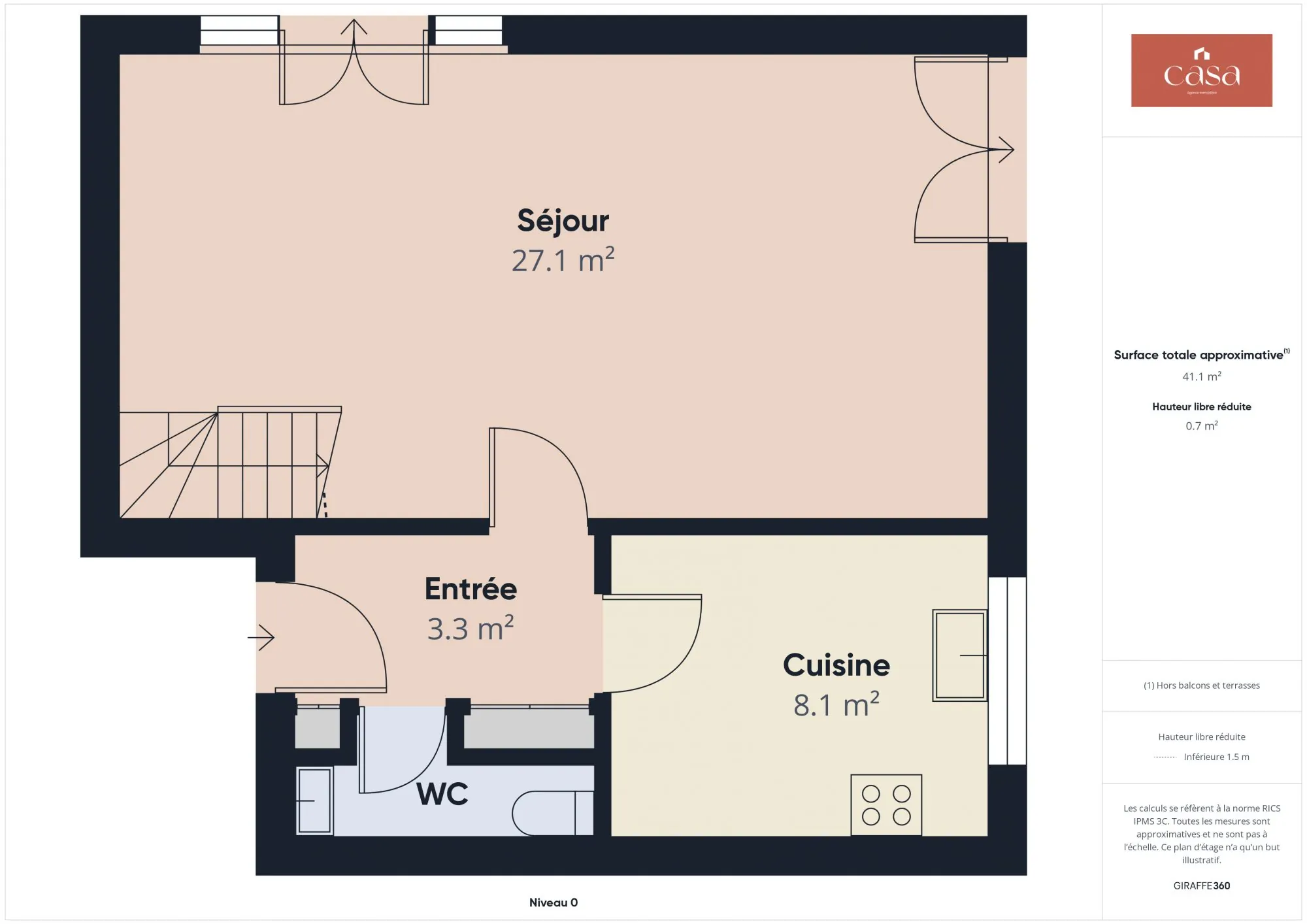 Duplex lumineux de 81 m² avec balcons, cave et stationnement sécurisé à Ifs 