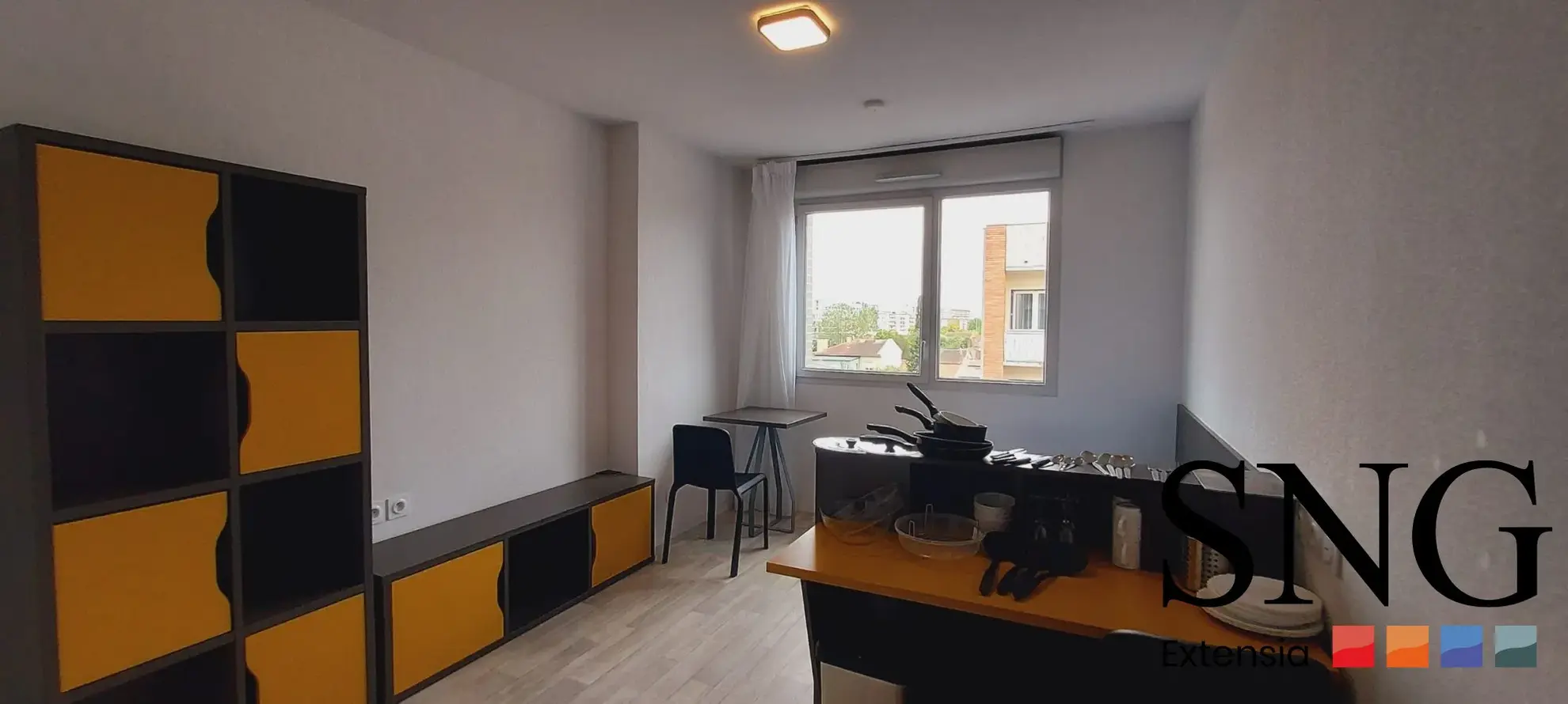 Studio lumineux et meublé de 21,70 m² à Toulouse en résidence étudiante 