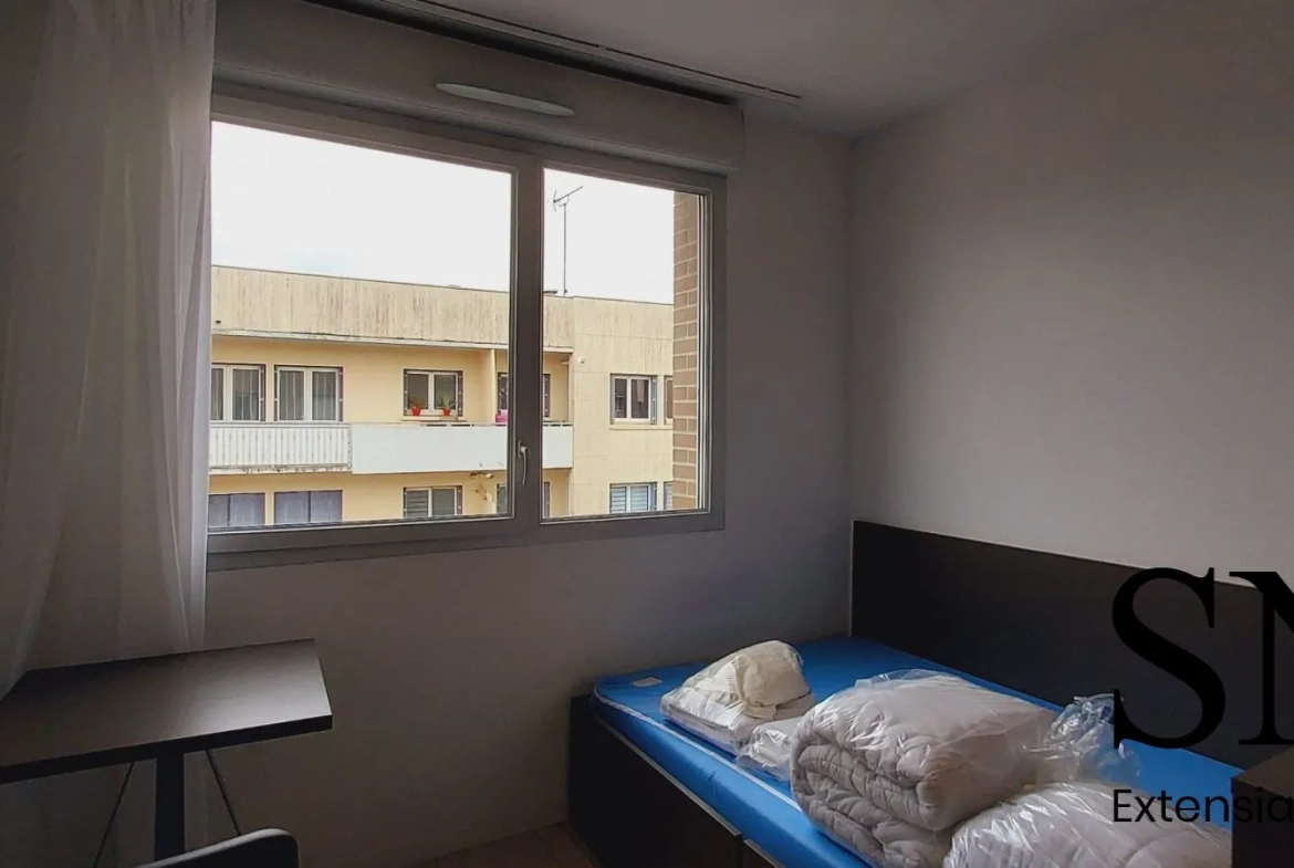 Studio lumineux et meublé de 21,70 m² à Toulouse en résidence étudiante 