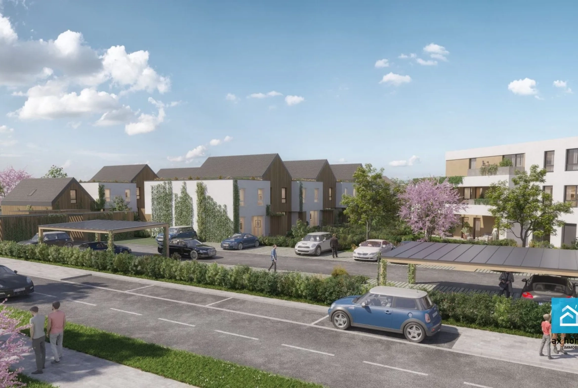 Appartement neuf avec terrasse à Pfulgriesheim, proche Strasbourg 