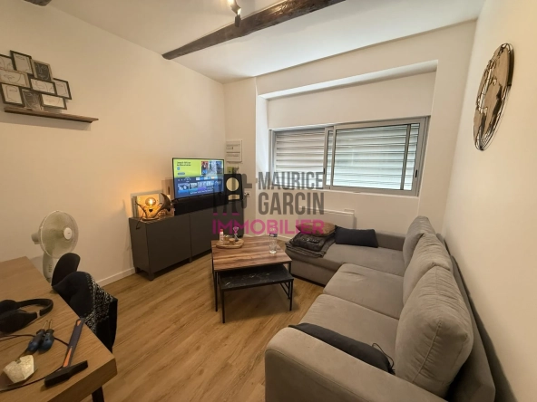 Appartement T2 à vendre loué à Orange avec cave et vue sur la Meyne