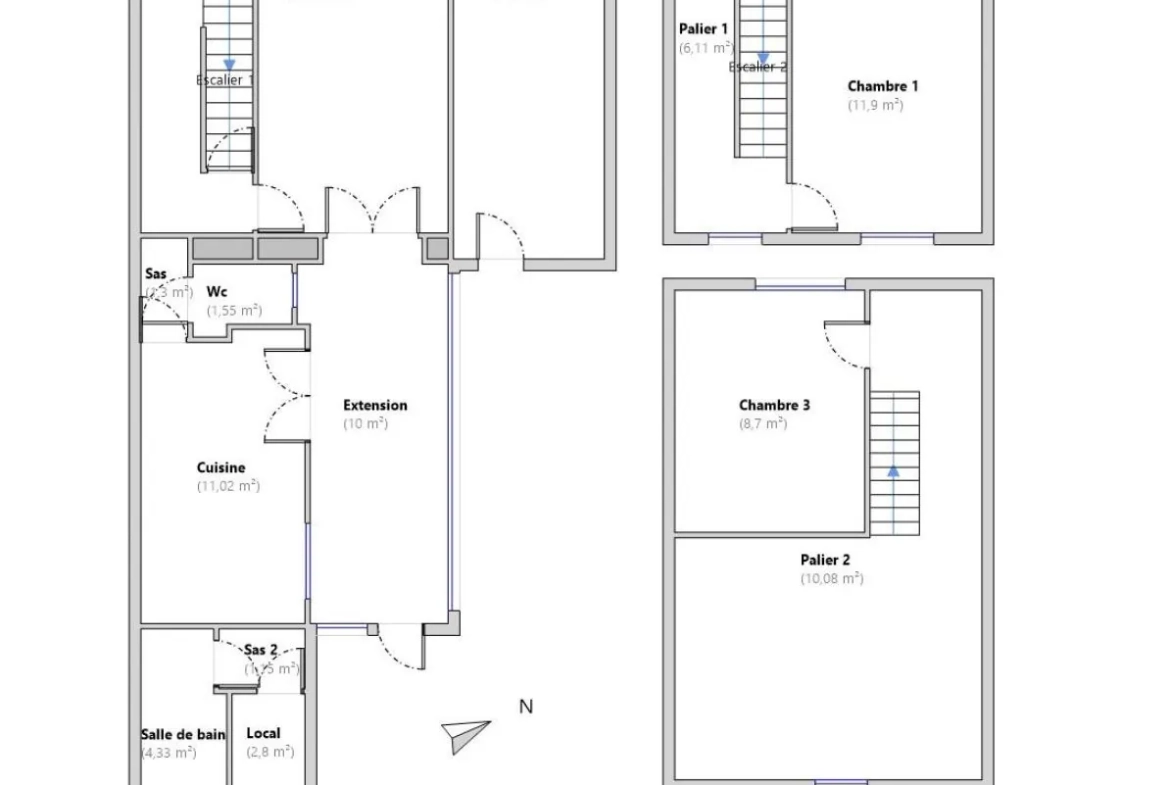 Maison individuelle à Valenciennes avec jardin et garage - Opportunité à saisir 