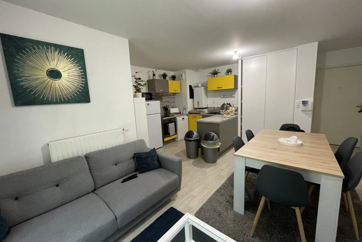 Appartement T3 loué avec cave et parking à Quimper, résidence récente 2014 