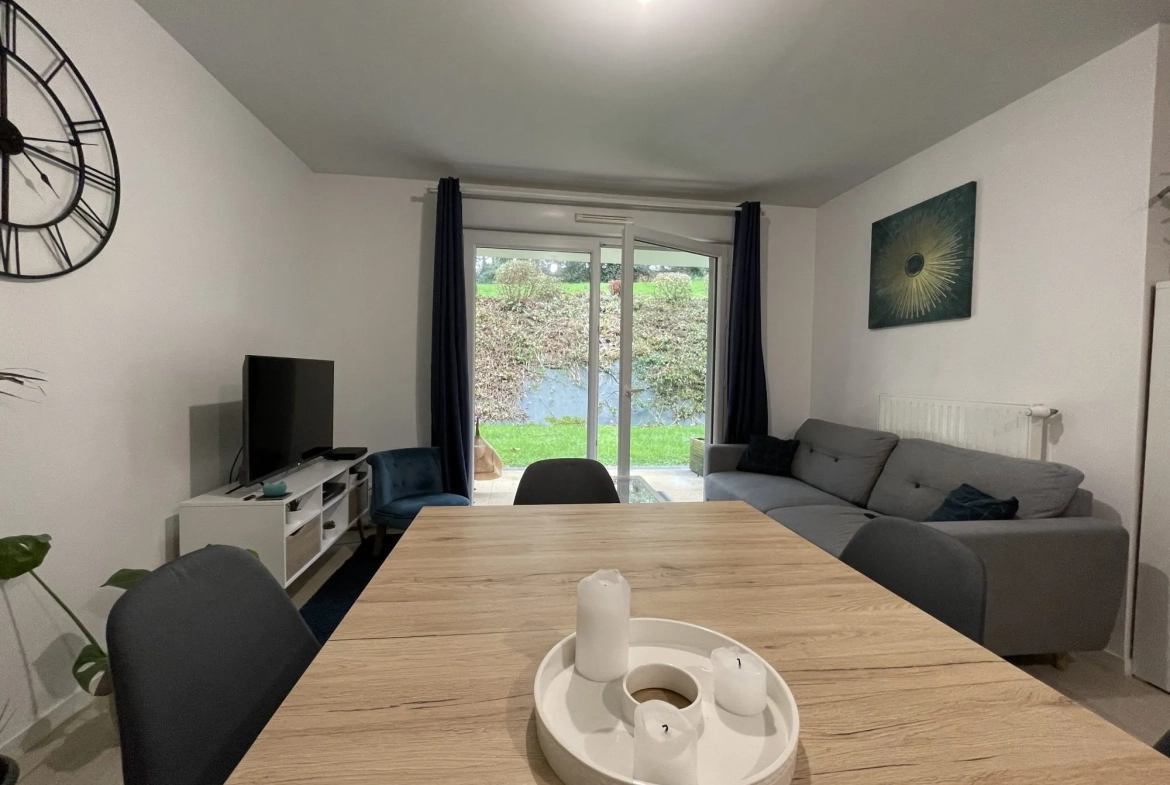 Appartement T3 loué avec cave et parking à Quimper, résidence récente 2014 