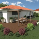 Maison neuve 3 chambres à Castets avec terrain de 751 m²