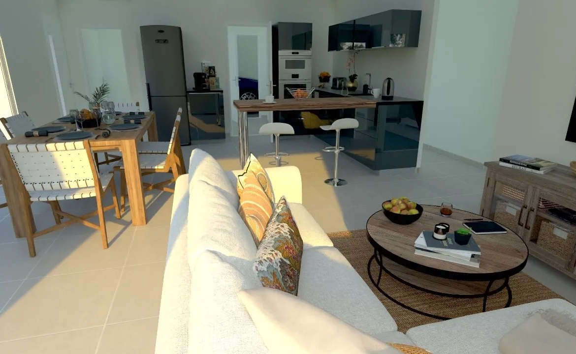 Maison neuve 3 chambres à Castets avec terrain de 751 m² 