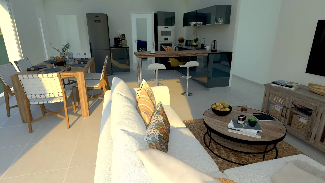 Maison neuve 3 chambres à Castets avec terrain de 751 m² 