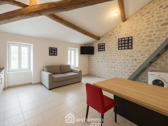 Maison de village à Combas de 110m² avec 2 appartements louables séparément