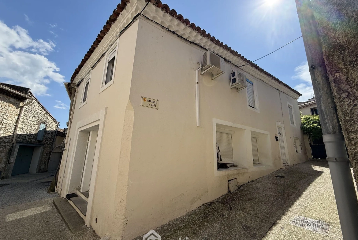 Maison de village à Combas de 110m² avec 2 appartements louables séparément 