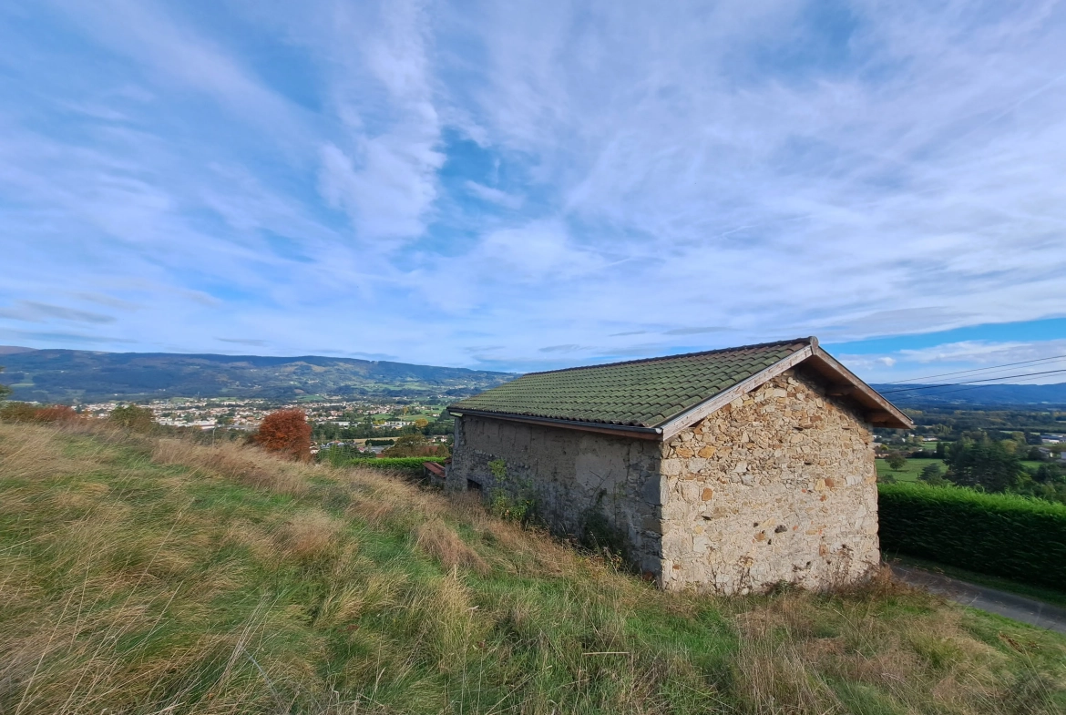 Grange à rénover avec potentiel d’habitation proche d’Ambert sur terrain de 1663 m² 