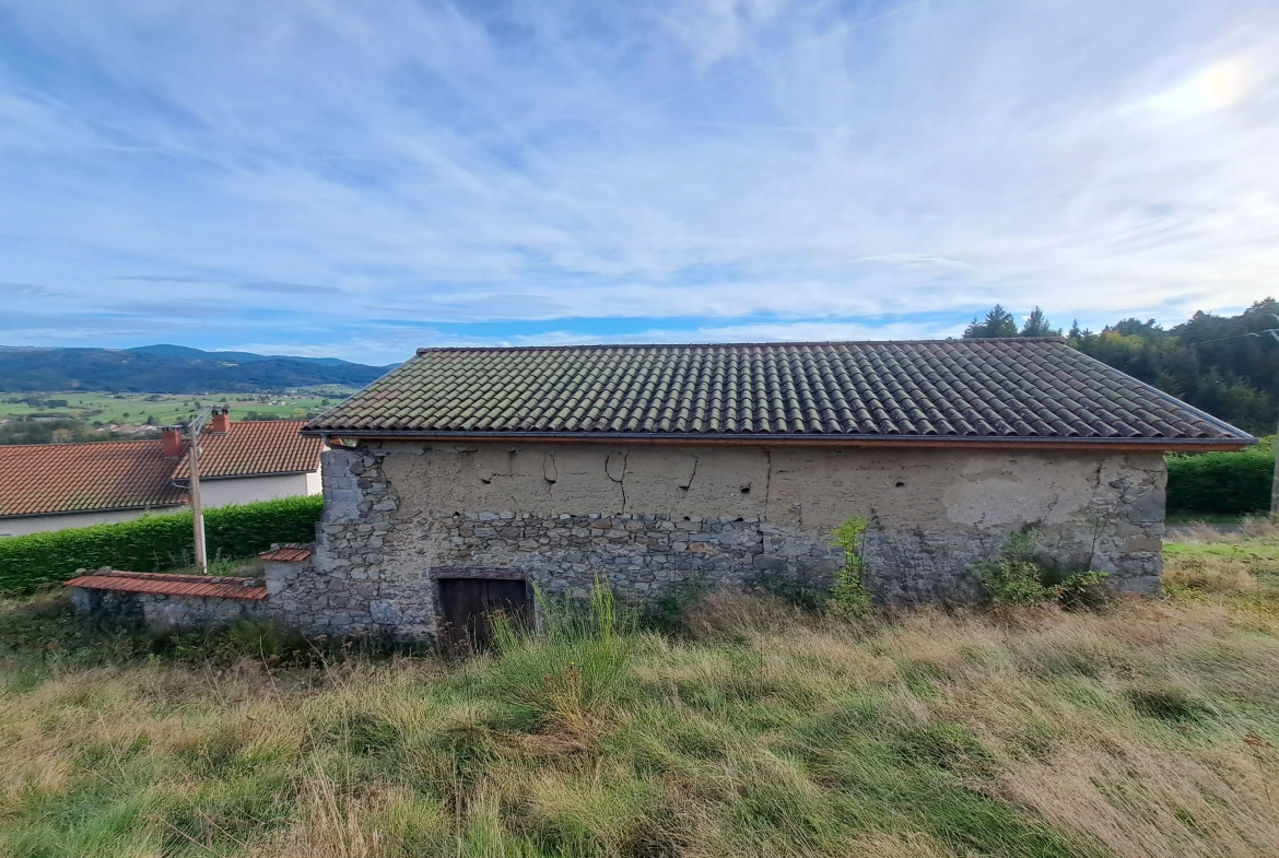 Grange à rénover avec potentiel d’habitation proche d’Ambert sur terrain de 1663 m² 