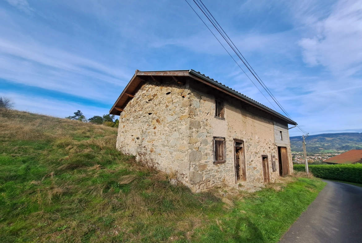 Grange à rénover avec potentiel d’habitation proche d’Ambert sur terrain de 1663 m² 