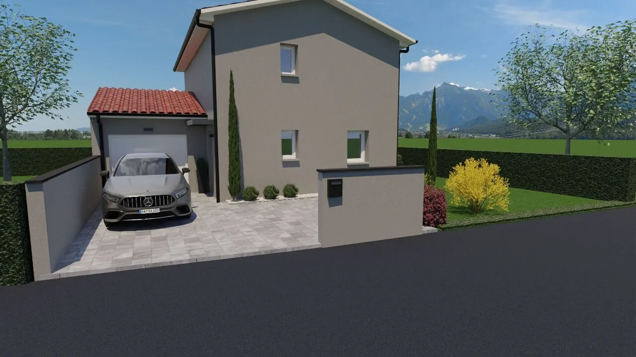 Maison neuve de 90 m² à Saint Didier sur Chalaronne - Jardin et prestations haut de gamme 