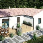 Maison neuve avec 3 chambres à Cours-de-Pile, 84 m², terrain de 2670 m²