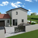 Construction maison individuelle de 90m² avec 3 chambres à Les Haies (69420)