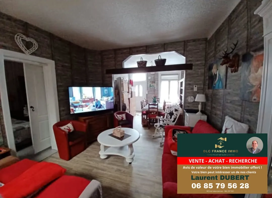 Maison mitoyenne de plain-pied à Leval – 2 chambres, jardin, car-port 