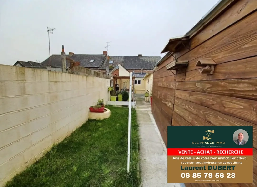 Maison mitoyenne de plain-pied à Leval – 2 chambres, jardin, car-port 