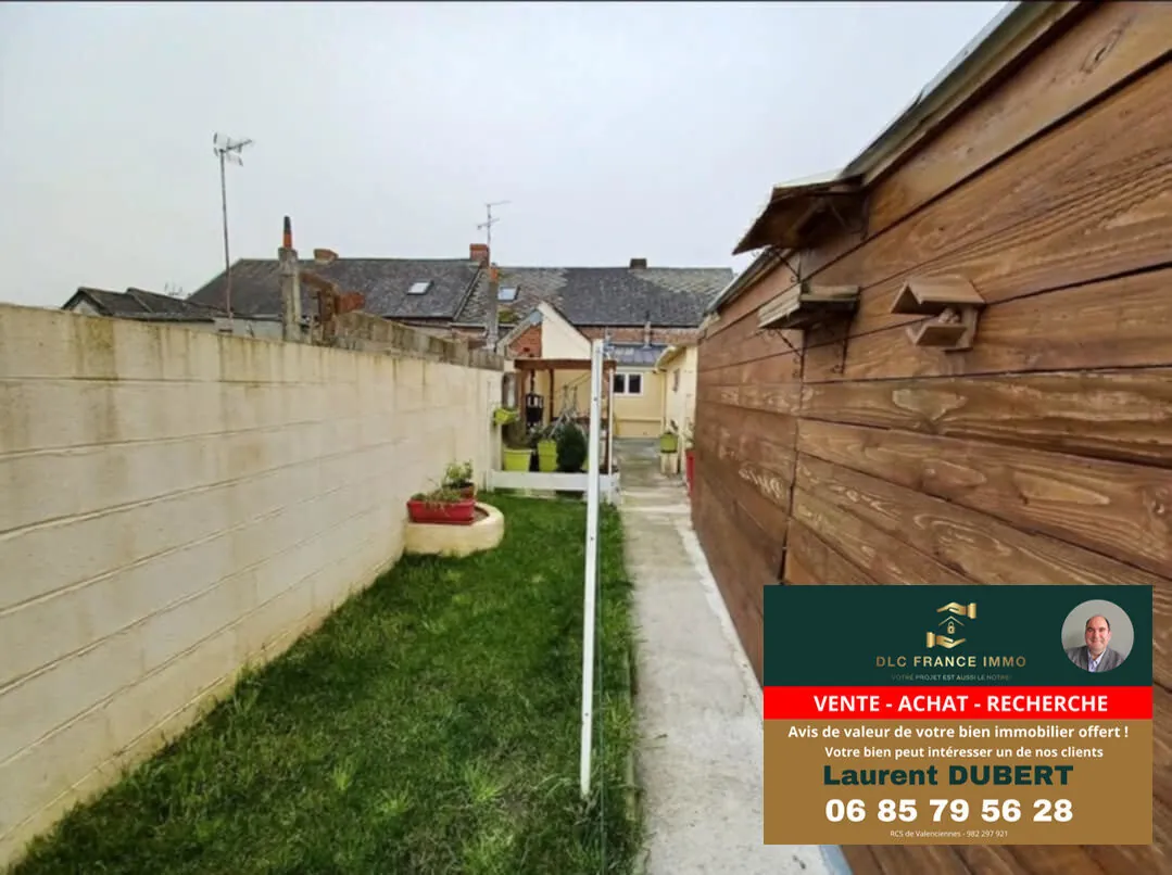 Maison mitoyenne de plain-pied à Leval – 2 chambres, jardin, car-port 