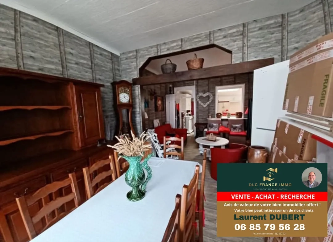 Maison mitoyenne de plain-pied à Leval – 2 chambres, jardin, car-port 