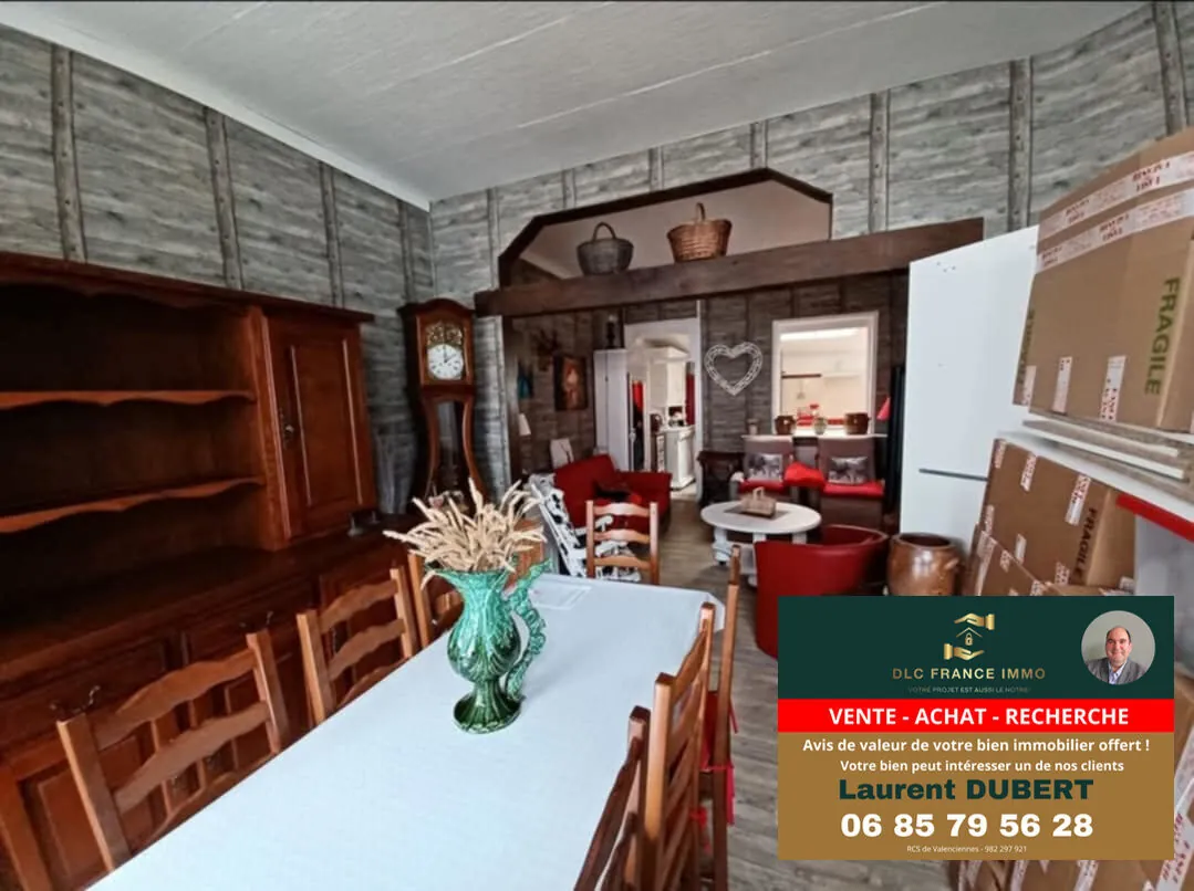Maison mitoyenne de plain-pied à Leval – 2 chambres, jardin, car-port 