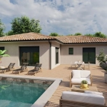 Belle maison neuve 3 chambres avec garage à Préchacq-les-Bains