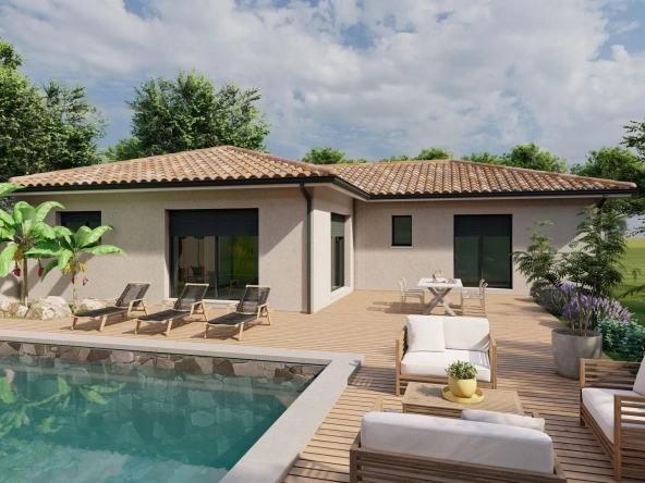 Belle maison neuve 3 chambres avec garage à Préchacq-les-Bains