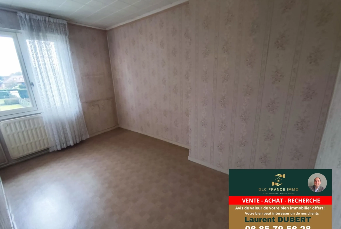 Maison semi-individuelle à vendre à Aulnoye-Aymeries - 3 chambres, garage et terrain de 723 m² 