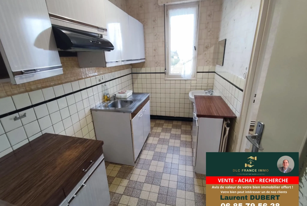 Maison semi-individuelle à vendre à Aulnoye-Aymeries - 3 chambres, garage et terrain de 723 m² 