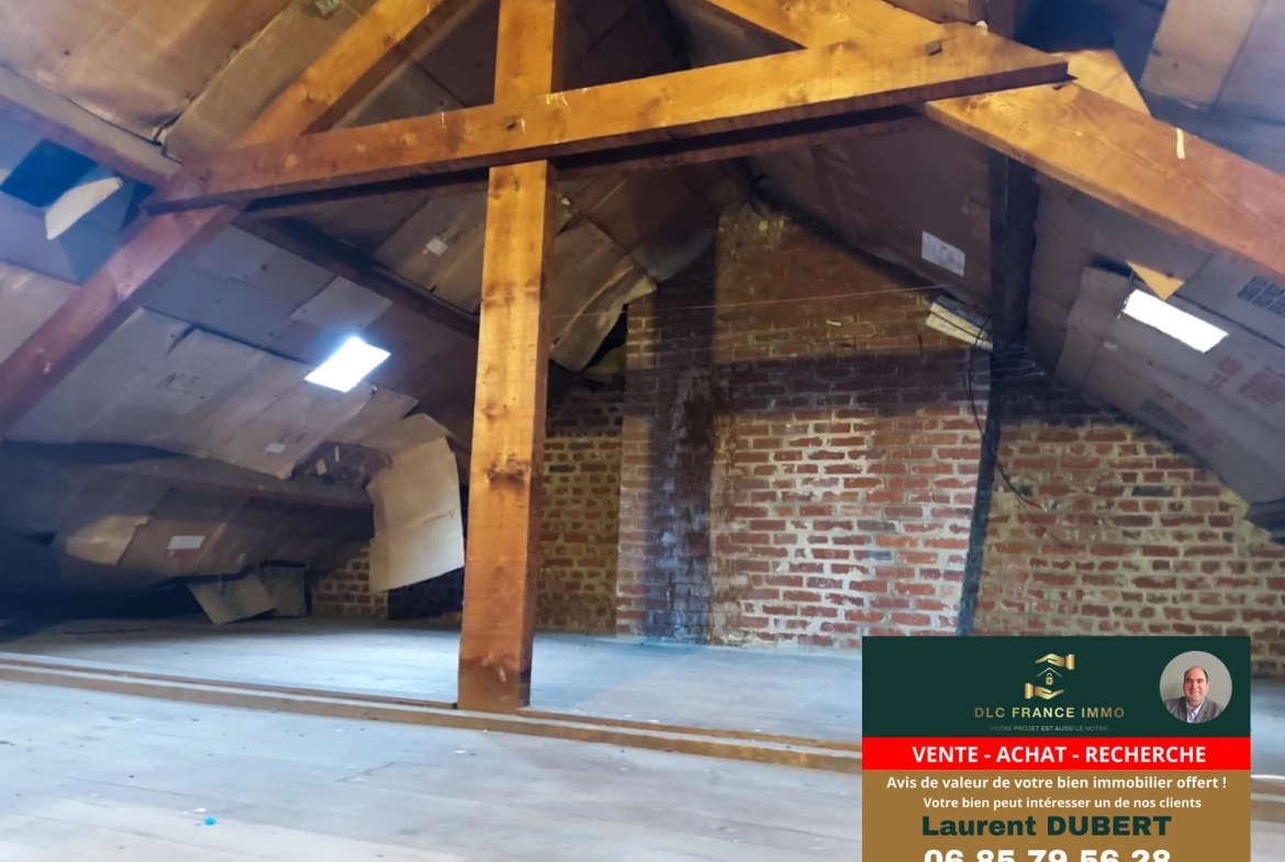 Maison semi-individuelle à vendre à Aulnoye-Aymeries - 3 chambres, garage et terrain de 723 m² 