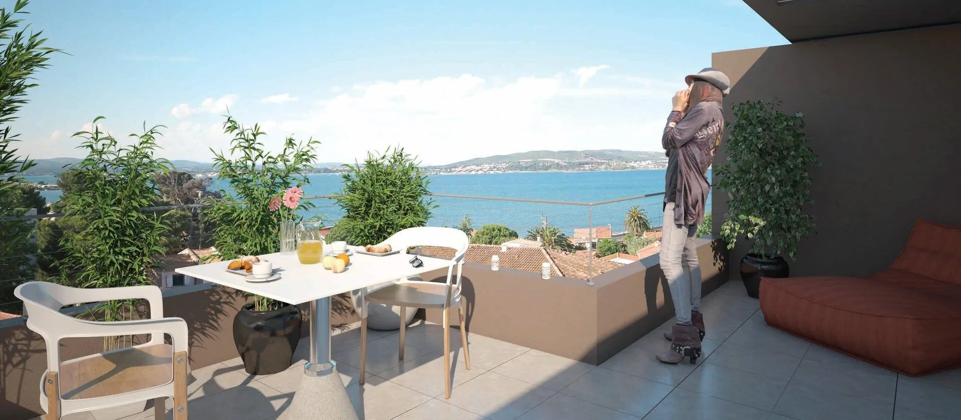 Appartement T3 de 57 m² avec terrasse au cœur de Sète 