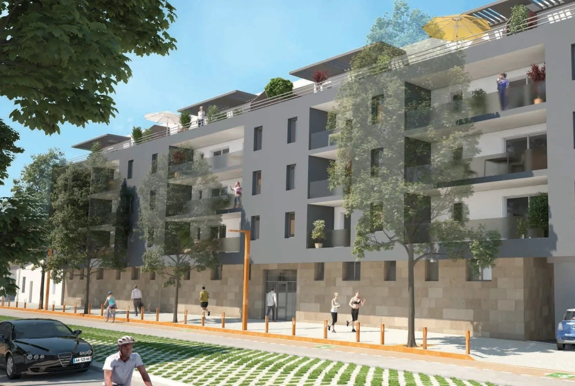 Appartement T3 de 57 m² avec terrasse au cœur de Sète 