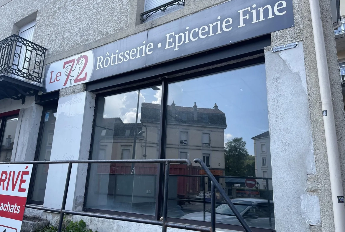 Murs commerciaux à Epinal - 51,66 m² avec cave et parking à vendre 