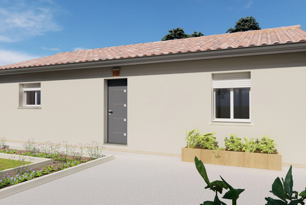 Maison neuve 2 chambres avec terrain à La Souterraine - Offre clé en main 