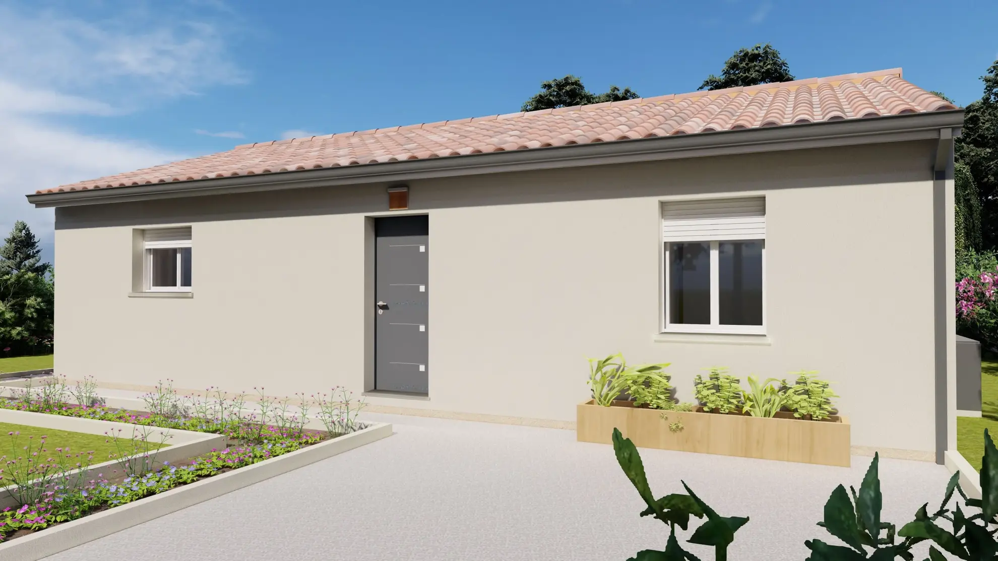 Maison neuve 2 chambres avec terrain à La Souterraine - Offre clé en main 