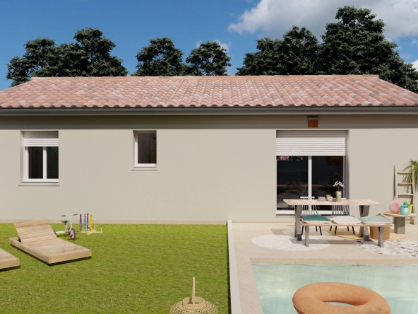 Maison neuve 2 chambres avec terrain à La Souterraine - Offre clé en main