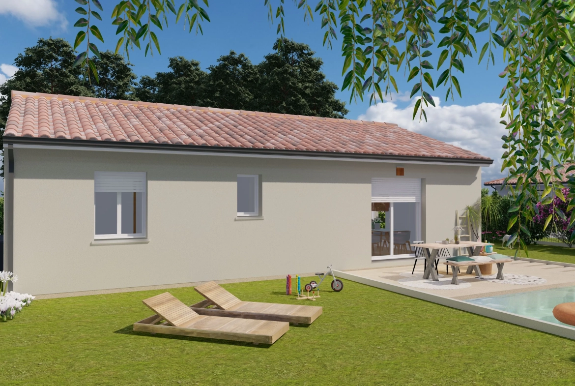 Maison neuve 2 chambres avec terrain à La Souterraine - Offre clé en main 