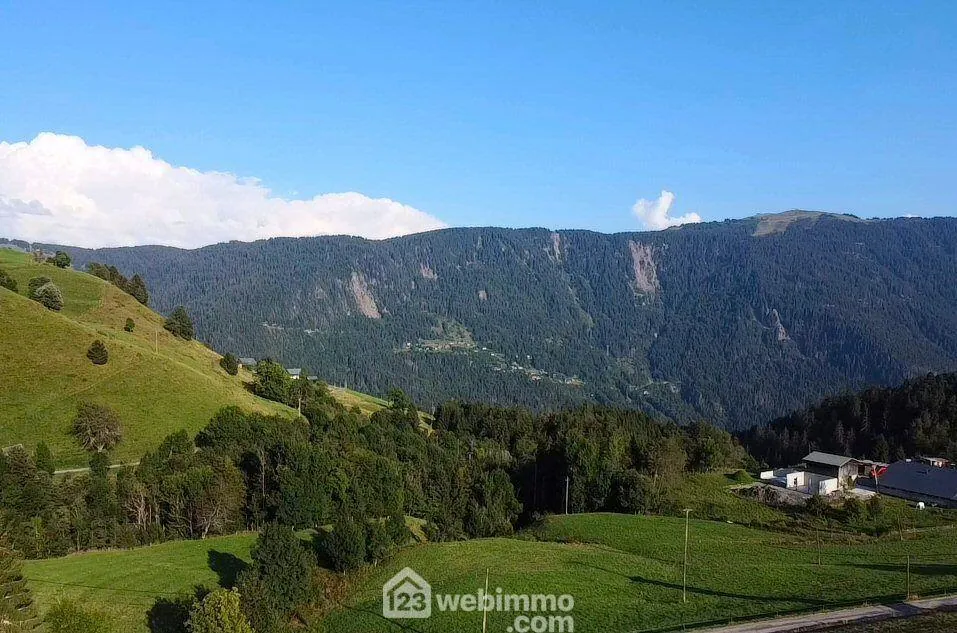 Terrain constructible de 2500 m² à Héry-sur-Ugine avec vue sur le Mont Blanc 