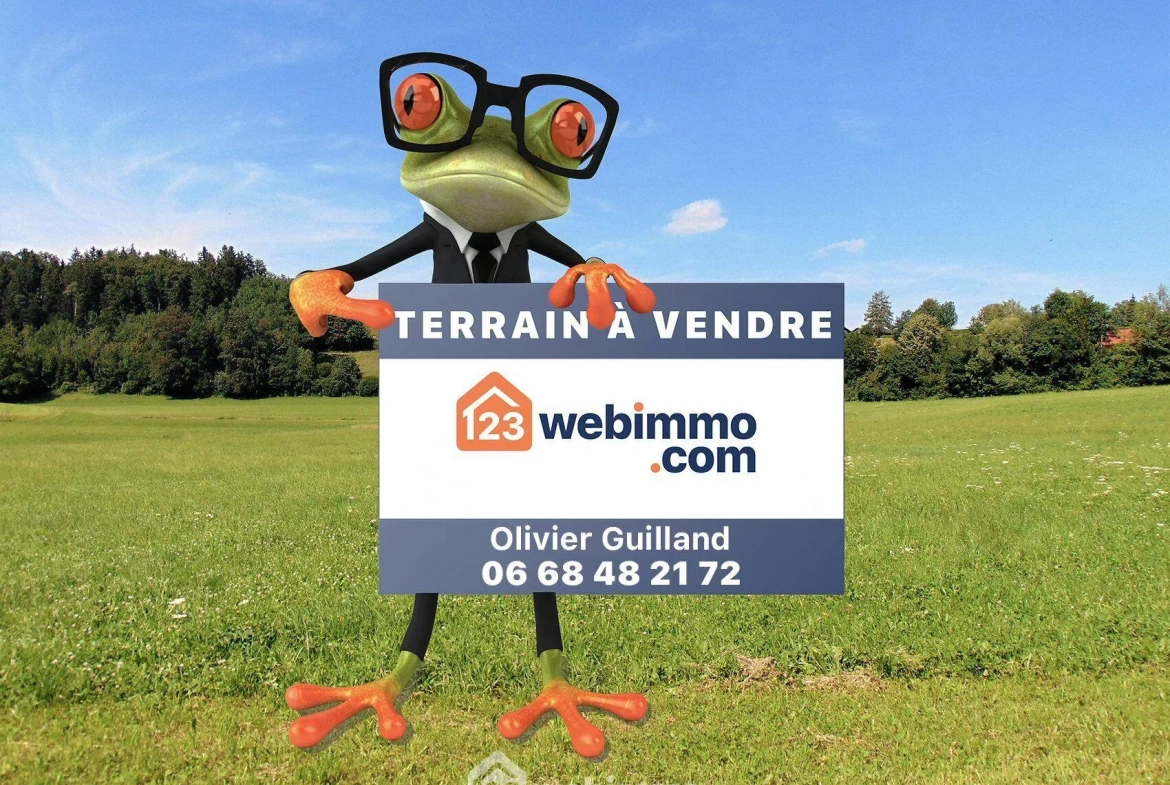 Terrain constructible de 2500 m² à Héry-sur-Ugine avec vue sur le Mont Blanc 
