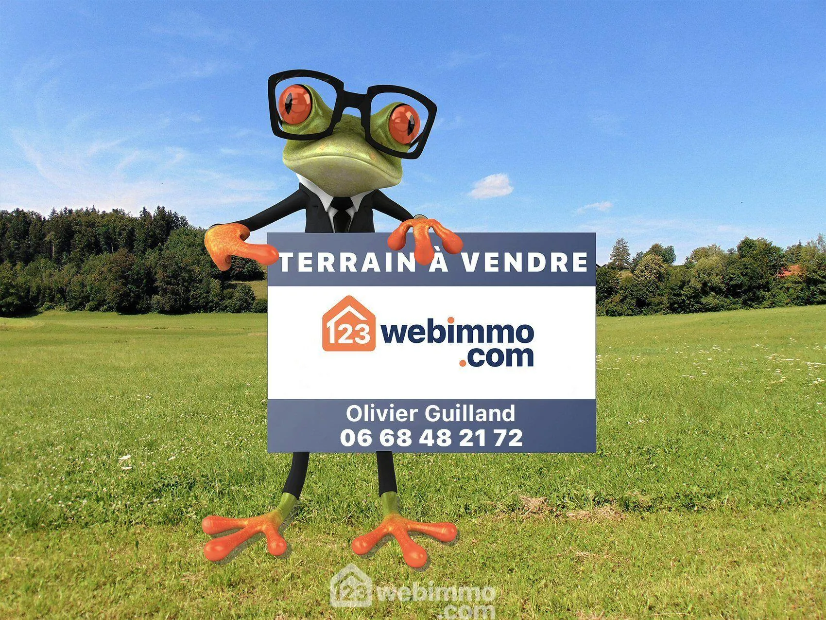 Terrain constructible de 2500 m² à Héry-sur-Ugine avec vue sur le Mont Blanc 