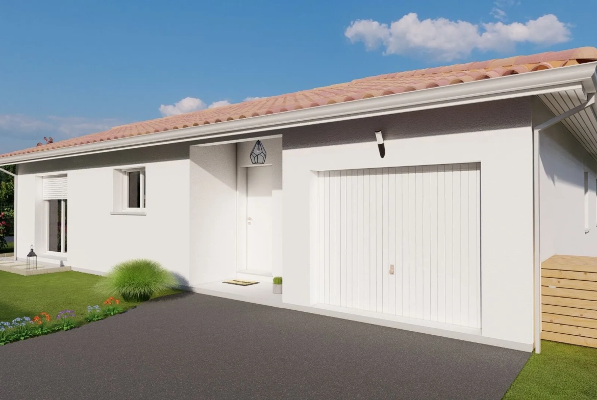 Maison neuve 3 chambres avec garage à Marsac-sur-l'Isle, conforme aux normes environnementales 
